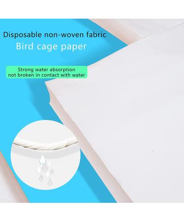 Kekafu Large Bird Cage Liner Paper - 100 Sheets PreCut Non-Woven Absorbent Liners for Pet Cages - 14in Round Cushion Pad Mat - Buy Online on GoSupps.com