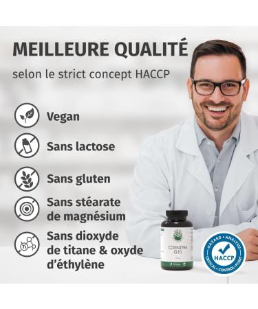 Coenzyme Q10 250 mg - 180 vegan capsules (6 months) | Q10 high-quality naturally fermented | Made in Germany & laboratory tested - Buy Online on GoSupps.com