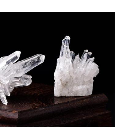 Natural Crystal Rough 1PC Natural Crystal Cluster Original Specimen Piece High Penetration Crystal Trophy Home Decor Gift (Color : White Size : 40-60g) 40-60g White - Buy Online on GoSupps.com