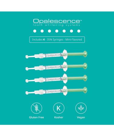 Opalescence 35% Teeth Whitening Gel Syringes - 4 Pack Mint Flavor - Buy Online on GoSupps.com