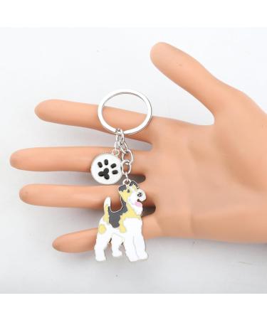 Ensianth Dog Keychain - Perfect Gifts for Dog Lovers | Puppy Paw Print Keyring for Dog Owners - Ideal for Moms & Dads - Buy Online on GoSupps.com