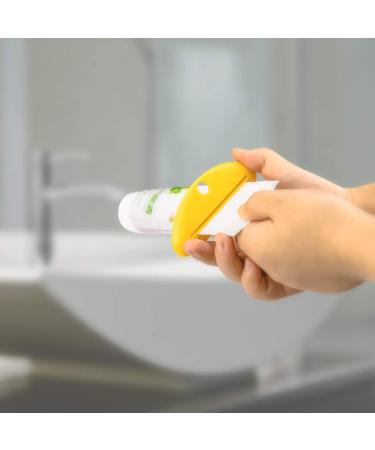 DIGITBLUE Toothpaste Tube Squeezer 2 Pack - Multipurpose Dispenser Squeezer (Yellow) - Buy Online on GoSupps.com
