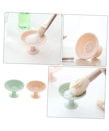 FRCOLOR 6 Pcs Silicone Makeup Brush Scrub Pad - Portable Cleaning Tool for Beauty Applicators & Brushes - Buy Online on GoSupps.com