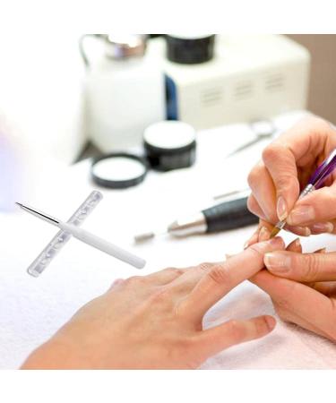 Brush Holder | 5-Grids Nail Gel Polish Brush Stand Holder - Transparent Brush Stand Organizer for Manicure Nail Carving Pencils Drawing Pens - Buy Online on GoSupps.com