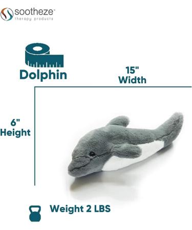 Sootheze Dolphin Scented Stuffed Animal Toy - Microwavable Hot Cold Therapy - Buy Online on GoSupps.com