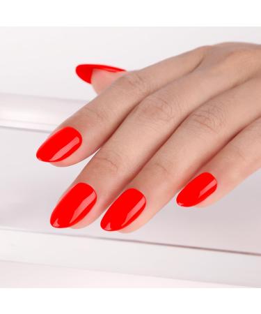 Imtiti Gel Nail Polish - 15ml Neon Red Soak Off Gel for DIY Nail Art | Perfect Gift for Women | International Shipping - Buy Online on GoSupps.com