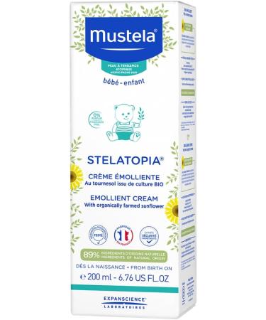 Mustela - Mustela Stelatopia Emollient Face Cream - 200 ml - Buy Online on GoSupps.com