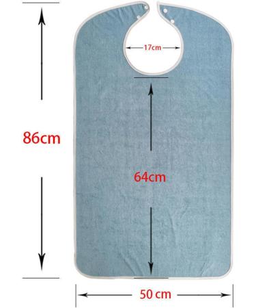 Amagogo Adult Waterproof Mealtime Protective Coverall - Easy to Clean Blue 33.86 x 19.69 inches | International Shipping - Buy Online on GoSupps.com