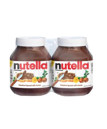 A Product of Nutella Hazelnut Spread Twin Pack (26.5 oz. 2 pk.) 1.65 Pound (Pack of 2)