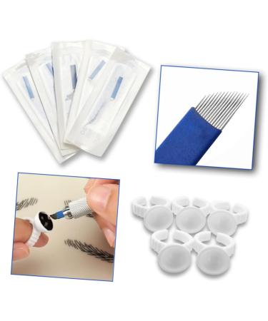 MAGICLULU Wmtz_ Microblading Red Eyebrow Permanent Practice Pigment Skin Pen Kit Tool Rings - Buy Online on GoSupps.com