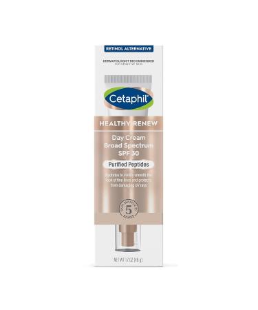 Cetaphil Healthy Renew Moisturizing Day Cream 1.7 Oz Daily Moisturizer with SPF 30 Skin Tightening Anti Wrinkle Cream for Face with Peptides Fragrance Free Retinol Alternative For Sensitive Skin 1.7 Ounce (Pack of 1) - Buy Online on GoSupps.com