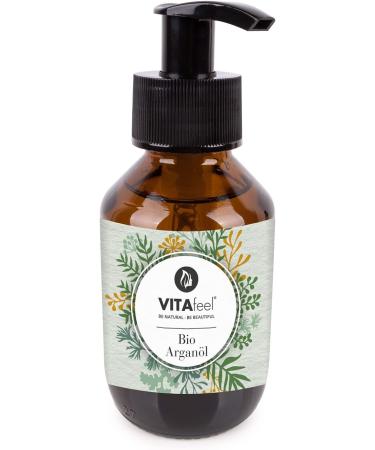  Mea Vita VitaFeel Organic Argan Oil for Skin and Hair Care (100ml) - Buy Online on GoSupps.com