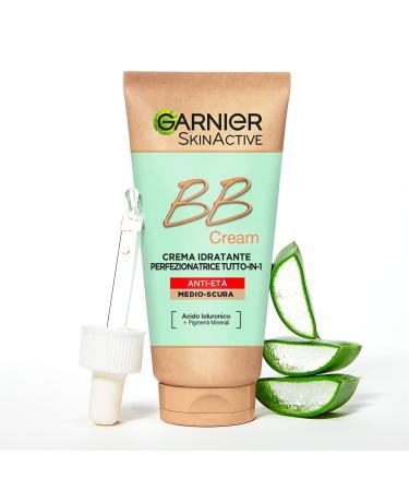 Garnier Garnier SkinActive Anti-Aging BB Cream for even skin tone and wrinkles natural appearance enriched with hyaluronic acid Aloe Vera and