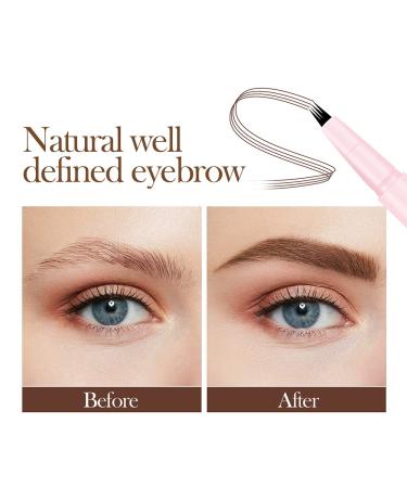 Micro 4 Point Eyebrow Pen - Ultra-Fine Waterproof Brow Tint Sweat-Resistant & Long-Lasting High Pigment Eyebrow Pencil (5#) | International Shipping Available - Buy Online on GoSupps.com