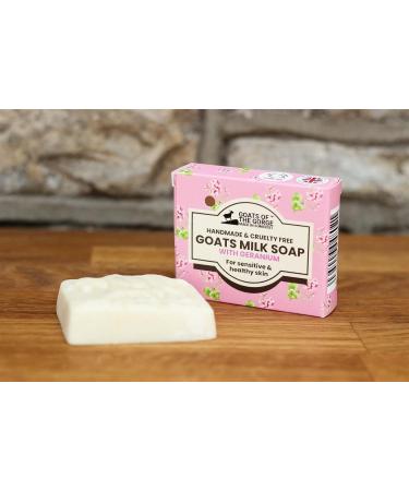 Goats Milk Soap (Geranium Essential Oil) - Buy Online on GoSupps.com