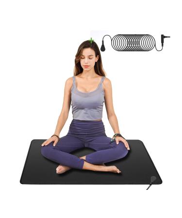 Leaving mat for sleeping energy wellness pain relief and inflammation ground mat for bed feet floor 33 x 60 cm ground mat with 40 m long cable