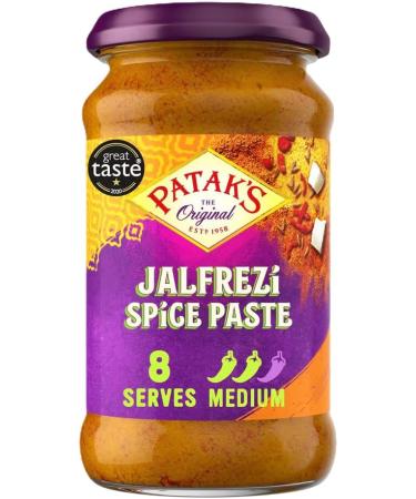 Pataks Paste Jars | Tikka Madras Bhuna Korma Garam Balti Kashmiri Vindaloo Tandoori & More | Grocery king (Jalfrezi Spice Paste 2x283g) - Buy Online on GoSupps.com
