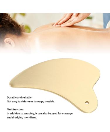 ZJchao Gua Sha Massage Tool - Copper Facial Scraping Board for Circulation & Lifting | Portable Gua Sha Tool for Face Eyes Neck & Body - Buy Online on GoSupps.com