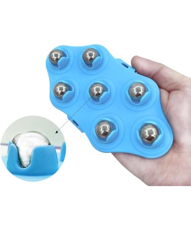 VNTMQP Ball Body Massage Gloves - Portable Palm Massager | Metal Ball Massage Dishes for Ultimate Relaxation - Buy Online on GoSupps.com