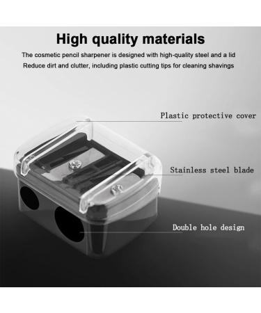 WJI 2-Piece Makeup Sharpener Set - Double-Ended Lipliner & Eyeliner Tool - Portable Cosmetic Pencil Sharpener for Effortless Eye Makeup - Buy Online on GoSupps.com