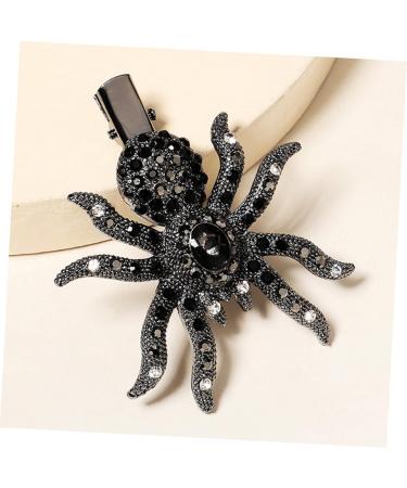 FRCOLOR Spider Hairpin Rhinestone Bobby Pins Hair Barrettes Hair Clip Spider Web Hairpins Hair Rhinestone Spider Clips for Hair Rhinestone Spider Barrette Halloween Spider Hair Accessory - Buy Online on GoSupps.com