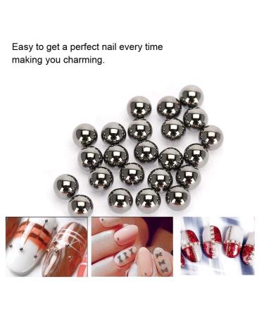 Nail Art Decorations - 0.5mm-3.0mm Steel Ball Manicure Accessories for Stunning Nail Designs | International Shipping Available - Buy Online on GoSupps.com