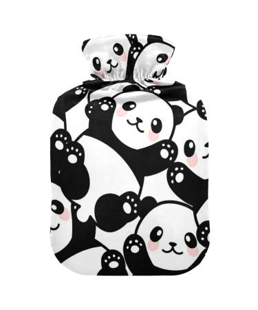 Hot water bottles with cover Cute Panda hot water bag for pain relief menstrual cramps hot water bottle water bag 2 liters