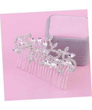 Beaupretty Hair Comb headpieces for wedding headwear for women bridal headpiece Rhinestone women headpiece Miss crystal hair Wedding Rhinestone Comb - Buy Online on GoSupps.com