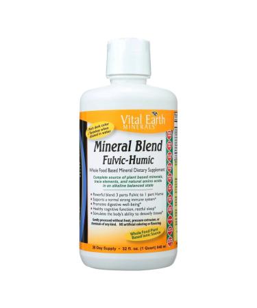 Vital Earth Minerals Mineral Blend Fulvic-Humic 32 Fluid Ounce