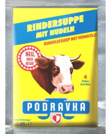 Podravka Beef soup with noodles 65 gx 5 sachets - Buy Online on GoSupps.com