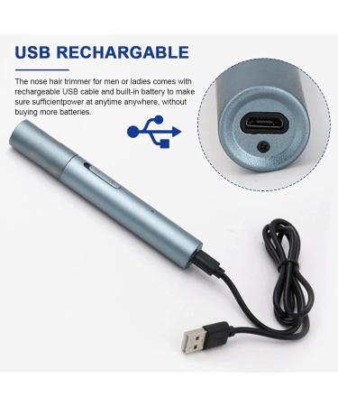 Buy USB Rechargeable Nose Hair Trimmer - Low Noise Portable Multi-Functional Clippers for Men & Women - Perfect for Travel - Buy Online on GoSupps.com