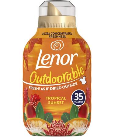 Lenor Outdoorable Fabric Conditioner Ultra Concentrated Freshness 35 Washes Mixed Scent Bundle: Northern Solstice 1Pk 490ml + Tropical Sunset 1Pk 490ml - Buy Online on GoSupps.com