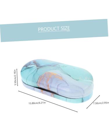 Healeved Double-Lodged Glasses Case - Multi-Purpose Travel Accessory for Sunglasses & Contacts Storage | Durable Protection Box - Buy Online on GoSupps.com