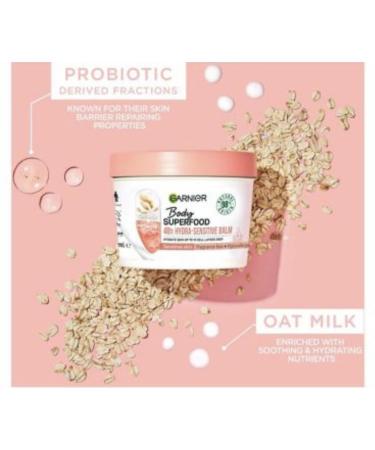 Garnier Body Superfood Hydra Sensitive Body Cream - Oat Milk & Probiotic 380ml - Buy Internationally - Buy Online on GoSupps.com
