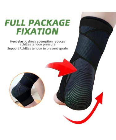 Scott Edward Ankle Brace - Adjustable Compression Support for Achilles Tendon Breathable Neoprene Sleeve Unisex Ankle Protector - International Shipping Available - Buy Online on GoSupps.com