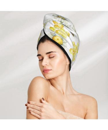 Sweet Honey Microfiber Hair Towel - Super Absorbent Coral Velvet Wrap for Women | Quick Dry for Long Curly & Thick Hair - Buy Online on GoSupps.com