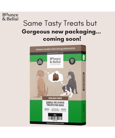 Bounce and Bella Natural Dog Chews 100% Pure Beef Air-Dried Treats Just One Ingredient 100g Beef 100 g (Pack of 1) - Buy Online on GoSupps.com