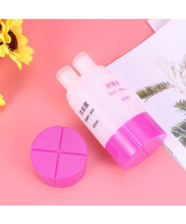 Housoutil Travel Bottle 4-in-1 Leak-Proof Bottle for Travel Gym Camping Carry-On Travel Toiletries Bottle Travel Accessories for Shampoo Conditioner Lotion Body Wash -Purple - Buy Online on GoSupps.com