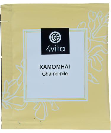 Greek Herbal Tea Chamomile By 4Vita (12 sachets) - Buy Online on GoSupps.com