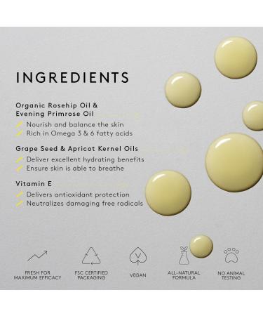 NUORI Perfecting Facial Oil - Nourishing & Regenerating | Omega 3&6 Vitamin E All Natural - 20ml for All Skin Types - Buy Online on GoSupps.com