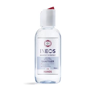 INEOS - Sanitiser Pocket Gel (50 ml) - Hand Sanitiser - Hospital Grade Effective against 99.9% of Viruses and Bacteria