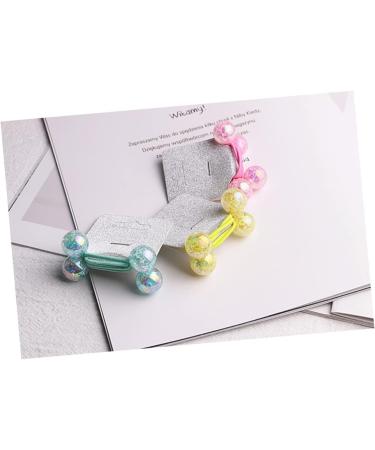 minkissy 3 Pairs Pink Elastics Hair Ties Rubber Bands for Hair Elastic Hair Pink Rubber Bands Hair Bobbles with Balls Bracelet Beads Hair Rubber Bands Ponytail Bracelet Holder Miss Colorful - Buy Online on GoSupps.com