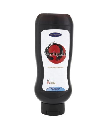 Santa Maria Santa Maria Teriyaki Dipping Sauce 1090g | Ideal for meat fish and vegetables | Serve hot or cold red
