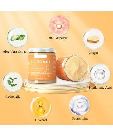 Hot Cream Cellulite Slimming and Massage Cream for Weight Loss and Muscle Relaxation - Home Portable - Buy Online on GoSupps.com