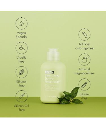 [BY WISHTREND] Green Tea & Enzyme Powder Wash - Low pH Scrub Cleanser for Antioxidation & Purification - 3.88 oz - Buy Online on GoSupps.com