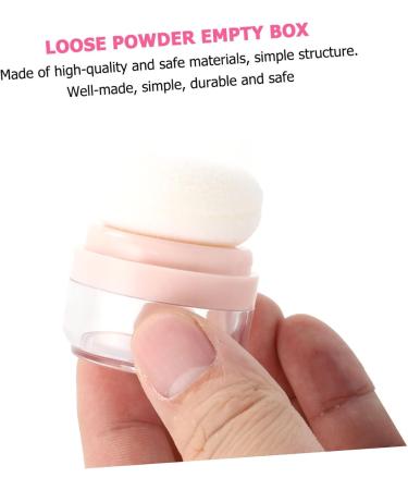 FOMIYES 2pcs Box Compact Makeup Storage Case Bulk Makeup Loose Powder Case Travel Beauty Tools Pack 4.5x4cmx2pcs Pinkx2pcs - Buy Online on GoSupps.com