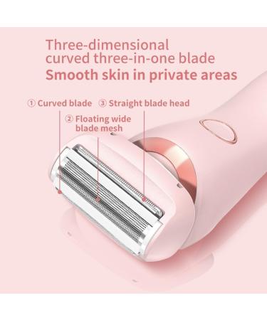 Modira Shaver Modira Mermaid Shaver Waterproof Electric Razor for Women 2 in 1 Electric Shaver Razors for Wome (Pink +Blue) - Buy Online on GoSupps.com