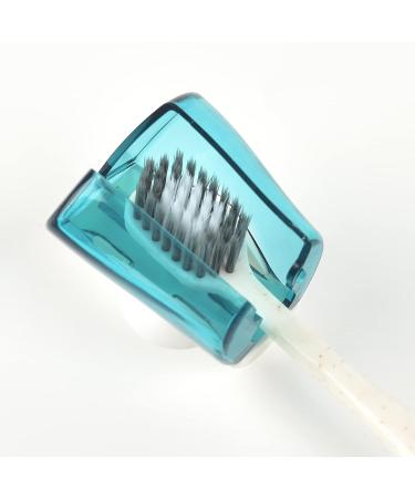 Y-Kelin Travel Toothbrush Head Covers Case - Portable Toothbrush Case with Suction Cup (3 PCS) - Buy Online on GoSupps.com