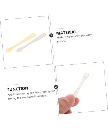 Baluue 18 Pcs Electroplating Cream Spoon Moisturizing Eye Cream Skincare Products for Face Zinc Alloy 6x2x0.7cmx3pcs Golden Goldenx3pcs - Buy Online on GoSupps.com