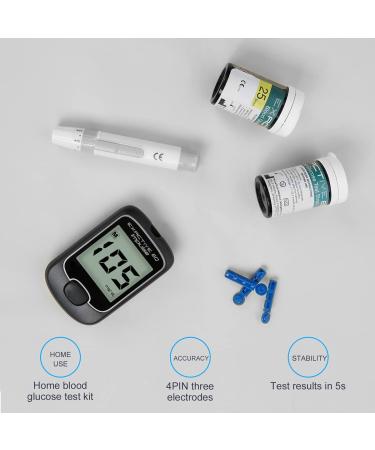 Blood Glucose Meter | Exactive EQ Diabetes Test Kit with 50 Test Strips | Accurate mg/dL Monitoring for Diabetes Management - Buy Online on GoSupps.com